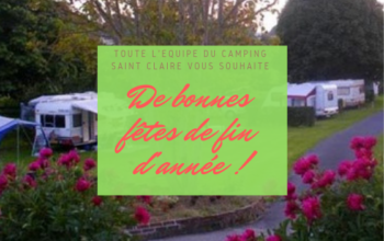 Toute l’équipe du Camping Sainte-Claire vous souhaite de bonnes fêtes de fin d’année !